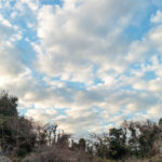 Winter afternoon clouds