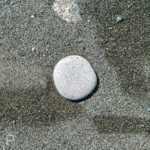 A stone on the beach