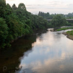 Hirose River en soirée de fin d'été