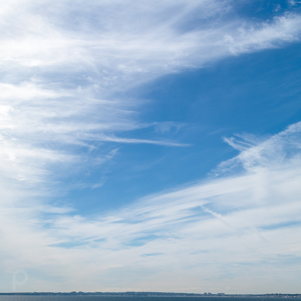 Ciel et mer d'automne